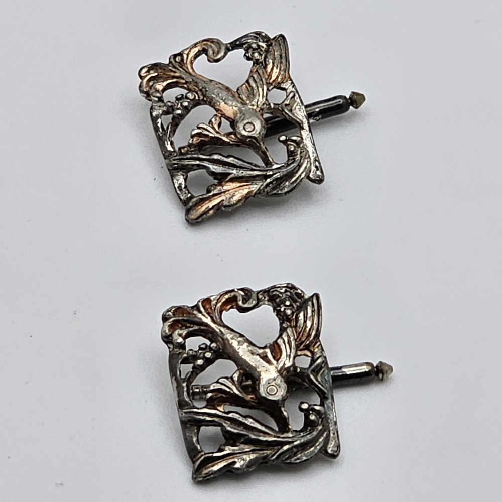 Vintage Designer Signed SINGER COHEN INC. NYC Bird CUFFLINKS Set
